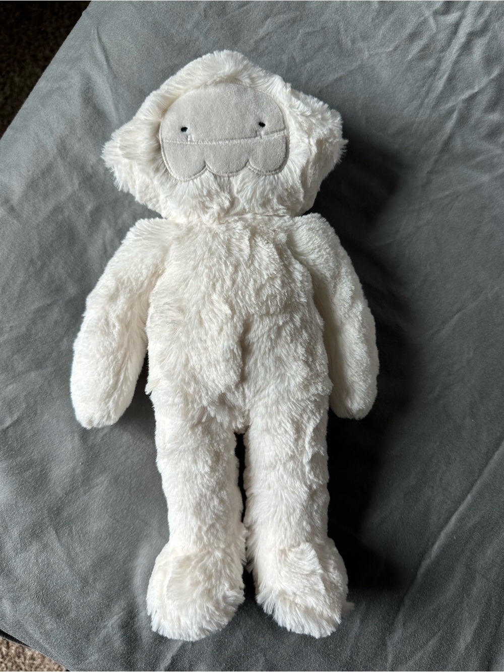 Plush Cream Fuzzy Cuddle Toy for Kids - Soft Comfort Companion